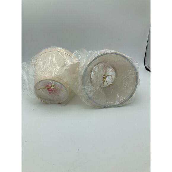 Hardback Empire Clip-On Chandelier Lamp Shade, Beige, 3" Top x 5" 32062-2A - Picture 2 of 7